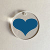 Atlantic Blue Heart Charm